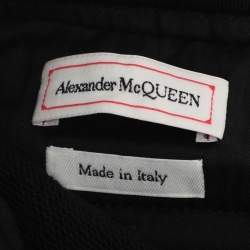 Pre Owned Alexander McQueen Black jersey Short S