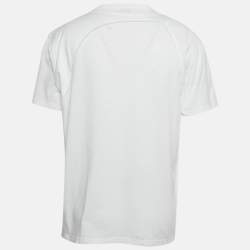 Pre Owned Alexander McQueen White Jersey Crewneck T-Shirt M