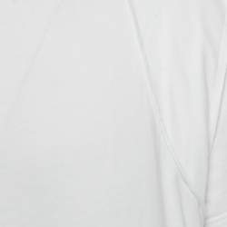 Pre Owned Alexander McQueen White Jersey Crewneck T-Shirt M