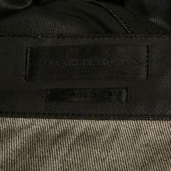 مملوكة مسبقًا Alexander McQueen Black Coated Denim Jeans L/Waist 35"