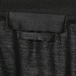 مملوكة مسبقًا تي شيرت ألكسندر ماكوين جيرسي أسود مقاس كبير