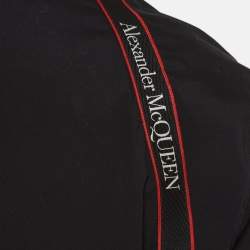 Pre Owned Alexander McQueen Black Cotton Harness Shirt XXXL