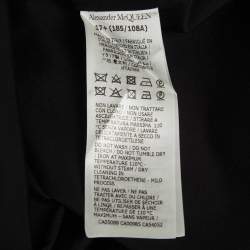 Pre Owned Alexander McQueen Black Cotton Harness Shirt XXXL