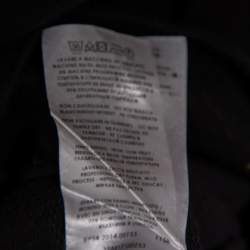 Pre Owned Alexander McQueen Black Cotton Skull Embroidered Crew Neck Sweatshirt L