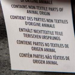 Pre Owned Alexander McQueen Grey Skull Print Cotton Short Sleeve Shirt M