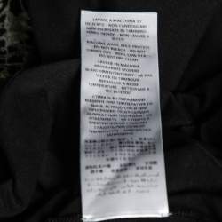 Pre Owned Alexander McQueen Black Dancing Skeleton Printed Cotton T-Shirt XXL