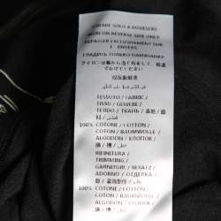 Pre Owned Alexander McQueen Black Dancing Skeleton Printed Cotton T-Shirt XXL