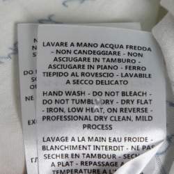 Pre Owned Alexander McQueen White Skull-Embroidered Printed Cotton T-Shirt M   