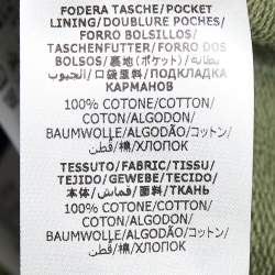 Pre Owned Alexander McQueen Green Cotton Knit Jogger Pants M