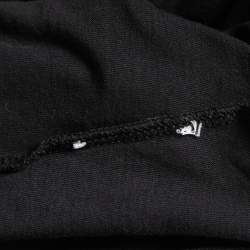 Pre Owned Alexander McQueen Black Printed Cotton Short Sleeve T-Shirt M