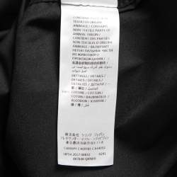 Pre Owned Alexander McQueen Black Cotton Full Sleeve Shirt L