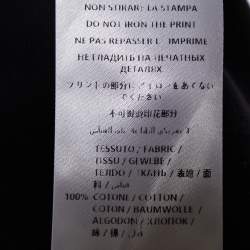 Pre Owned Alexander McQueen Black Skull Printed Cotton Crewneck T-Shirt XL