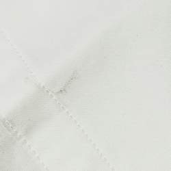 Pre Owned Alexander McQueen White/Blue Tye-Dye Print Cotton Shirt M