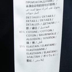 Pre Owned Alexander McQueen Navy Blue Jersey Knit Hoodie M