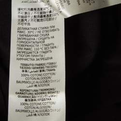 Pre Owned Alexander McQueen Black Skull Print Jersey T-Shirt M