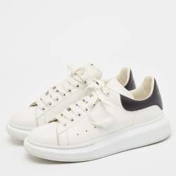 Alexander McQueen White Leather Oversized Sneakers Size 41