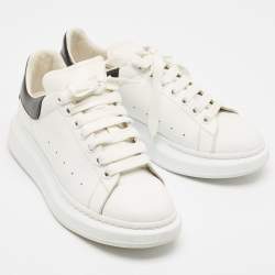 Alexander McQueen White Leather Oversized Sneakers Size 41