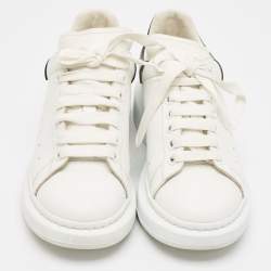 Alexander McQueen White Leather Oversized Sneakers Size 41