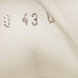 Alexander McQueen White Leather Larry Sneakers Size 43