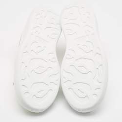 Alexander McQueen White Leather Larry Sneakers Size 43