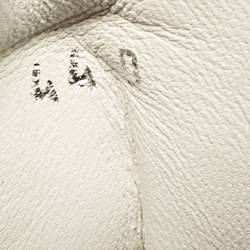 Alexander McQueen White/Black Leather and Suede Oversized Sneakers Size 44