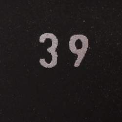 Pre Owned Alexander McQueen Black/Red Rubber Hybrid Slide Sandals Size 39