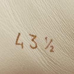 Pre Owned Alexander McQueen White Leather Oversized Lace Up Sneakers Size 43.5