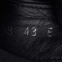 Pre Owned Alexander McQueen Size 43 Black Leather Chelsea Boots