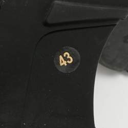 Pre Owned Alexander McQueen Tread Size 43 Black Leather Derby