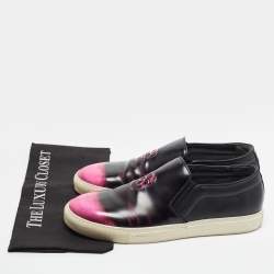 Pre Owned Alexander McQueen Multicolor Leather Skull Sneakers Size 44