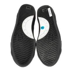 Pre Owned Alexander McQueen White Leather Plimsoll High Sneakers Size 40