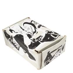 Pre Owned Alexander McQueen White Leather Plimsoll High Sneakers Size 40