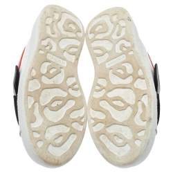 Alexander McQueen Multicolor Leather Oversized Velcro Strap Sneakers Size 40.5