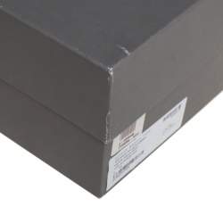 Pre Owned Alexander McQueen Black Leather Lace Up Sneakers Size 44