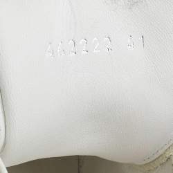 Pre Owned Alexander McQueen Multicolor Leather Oversized Velcro Strap Sneakers Size 41