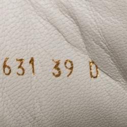 Pre Owned Alexander McQueen White Leather Oversized Sneakers Size 39