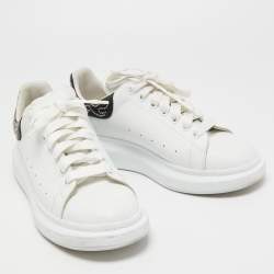 Alexander McQueen White Leather Oversized Sneakers Size 41