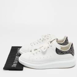 Alexander McQueen White Leather Oversized Sneakers Size 41