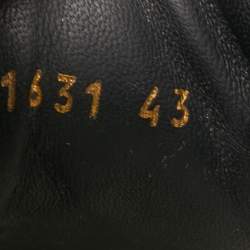 Alexander McQueen Black Leather Oversized Low Top Sneakers Size 43