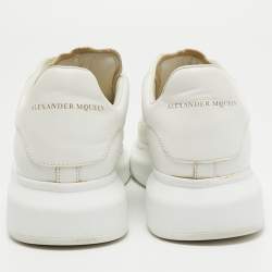 Alexander McQueen White Leather Oversized Sneakers Size 41