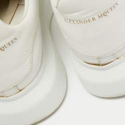Alexander McQueen White Leather Oversized Sneakers Size 41