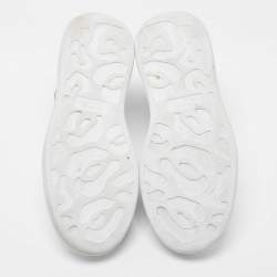 Alexander McQueen White Leather Oversized Sneakers Size 41