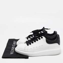 Alexander McQueen White Leather Oversized Sneakers Size 41