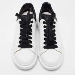 Alexander McQueen White Leather Oversized Sneakers Size 41