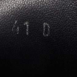 Alexander McQueen Black/White Leather Oversized Sneakers Size 41