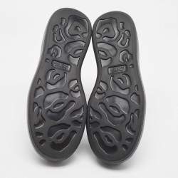 Pre Owned Alexander McQueen Black Suede Hybrid Chelsea Ankle Boots Size 42