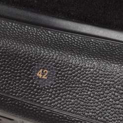 Pre Owned Alexander McQueen Black Suede Hybrid Chelsea Ankle Boots Size 42