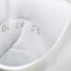 Pre Owned Alexander McQueen White Leather Oversized Sneakers Size 44