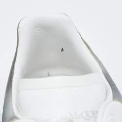 Pre Owned Alexander McQueen White Leather Oversized Sneakers Size 44