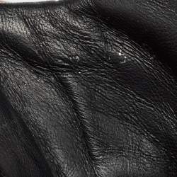 Pre Owned Alexander Mcqueen Black Knit Fabric Low Top Sneakers Size 43